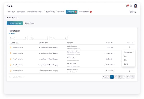 Collect Signatures & Track Progress